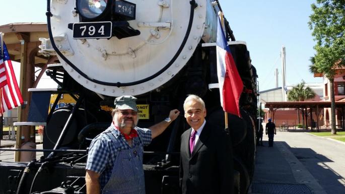 Former&nbsp; U.S. House of Representatives for the Texas 20th congressional district, Charlie Gonzalez was one of our speakers for National Train Day.&nbsp;&nbsp;