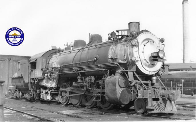 SP 794 being serviced at the Hardy Street Shop in Houston, TX.&nbsp; Photo was taken March 21, 1954.&nbsp; Used by Permission.